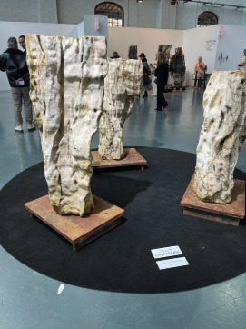 Ceramic sculpture installation, exhibition view