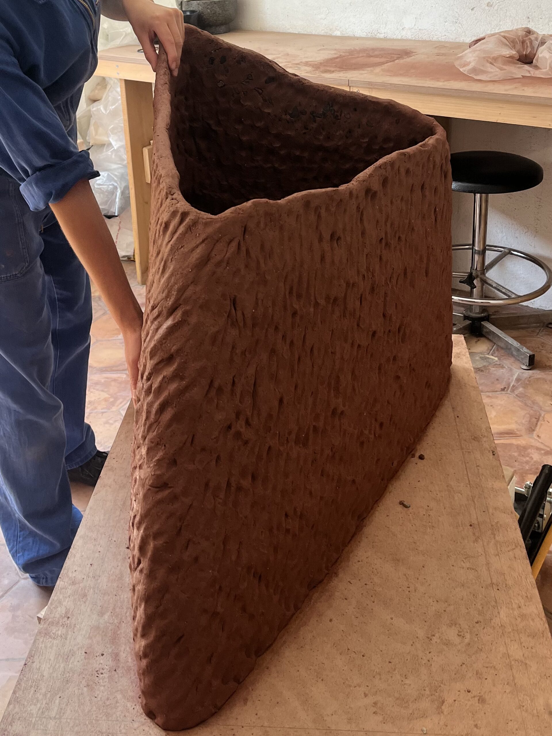Contemporary sculptural ceramic artwork